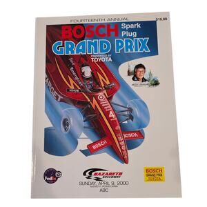 2000 Bosch Spark Plug Grand Prix Racing Program Nazareth Pa Andretti Irl cart 14